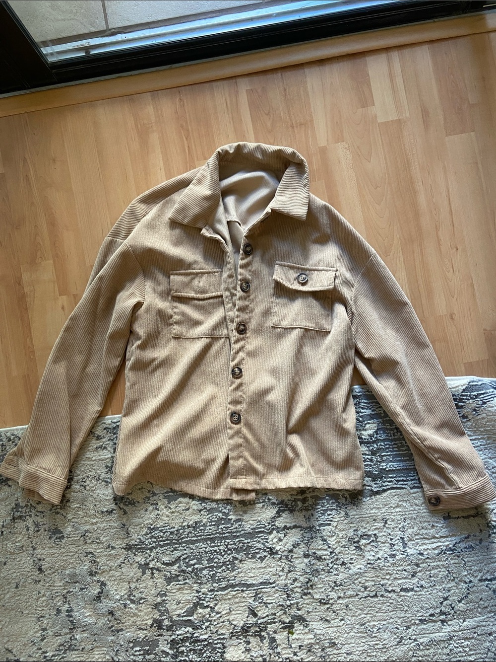 Beige Shacket